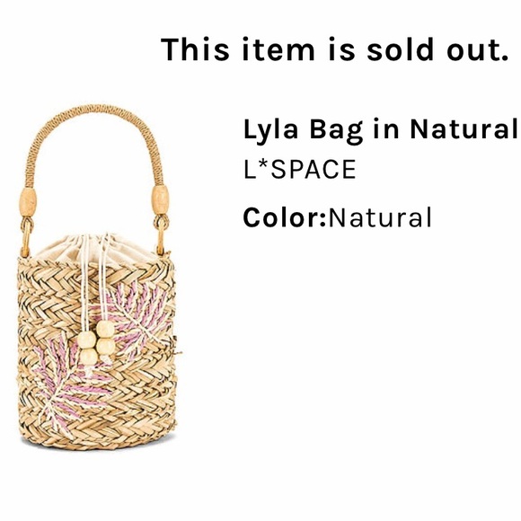 L* SPACE Woven Basket Bag NWOT - Picture 2 of 9